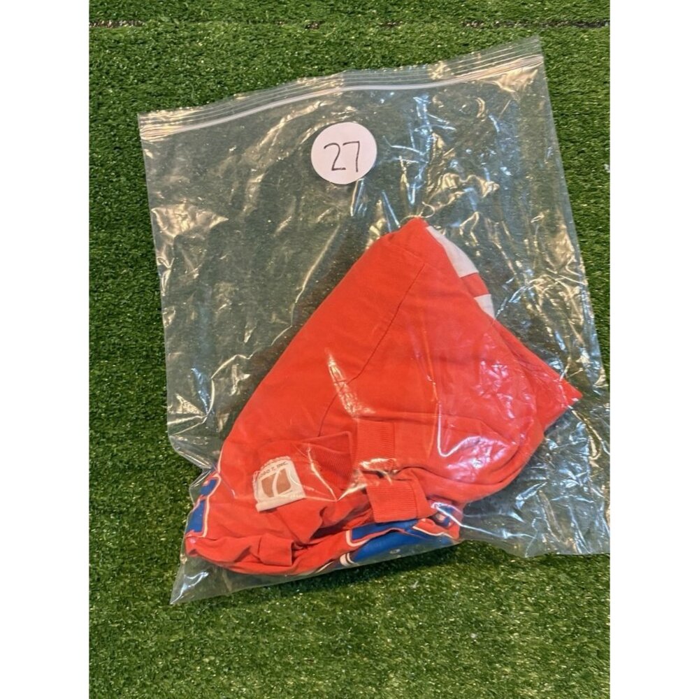 Vintage Denver Broncos shirt mens large orange blue logo 7 1990s NFL 27 - Picture 12 of 12